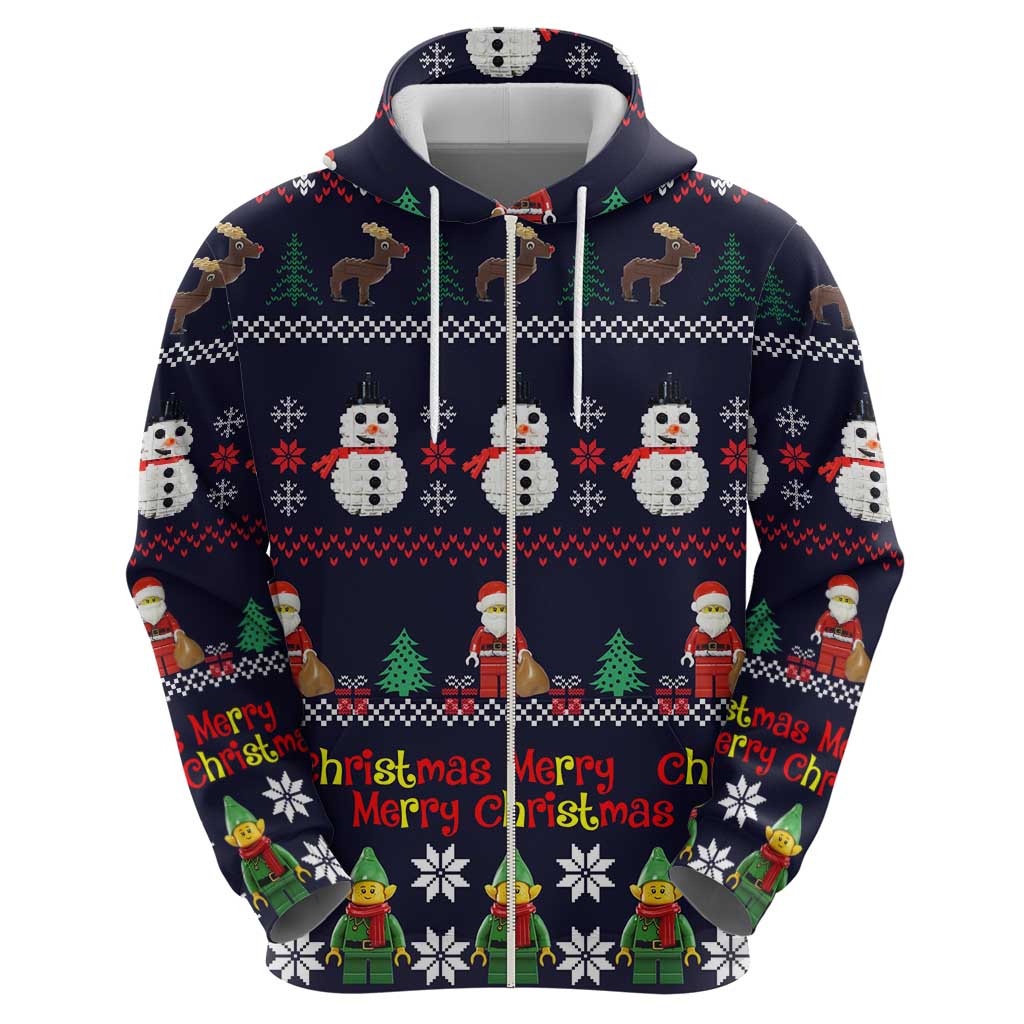Lego Awesome Christmas Hoodie Funny Xmas Holiday Patterns - Wonder Print Shop