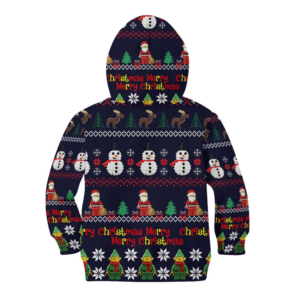 Lego Awesome Christmas Kid Hoodie Funny Xmas Holiday Patterns - Wonder Print Shop