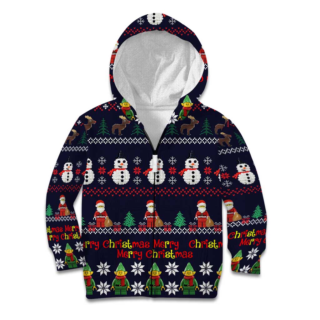 Lego Awesome Christmas Kid Hoodie Funny Xmas Holiday Patterns - Wonder Print Shop
