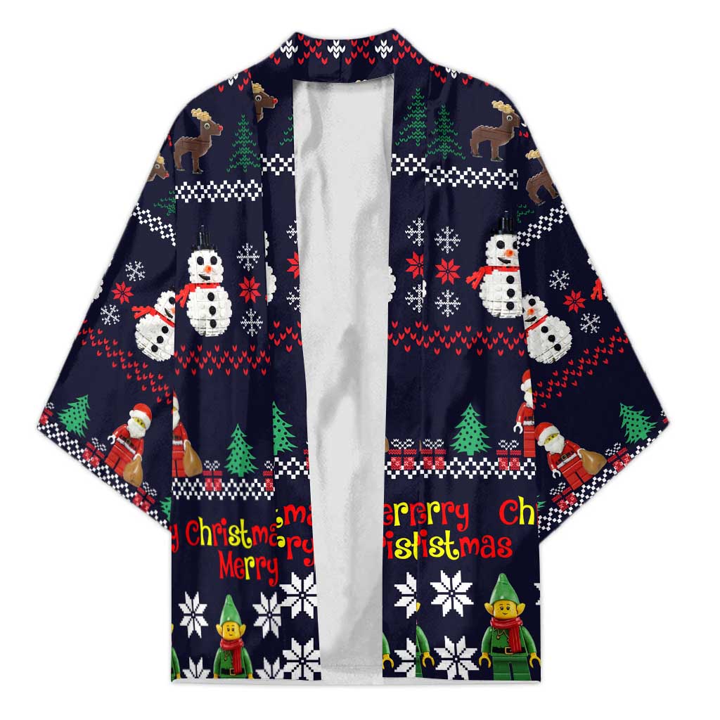 Lego Awesome Christmas Kimono Funny Xmas Holiday Patterns - Wonder Print Shop