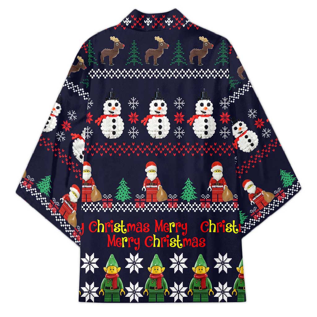 Lego Awesome Christmas Kimono Funny Xmas Holiday Patterns - Wonder Print Shop