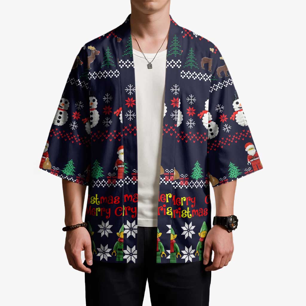 Lego Awesome Christmas Kimono Funny Xmas Holiday Patterns - Wonder Print Shop