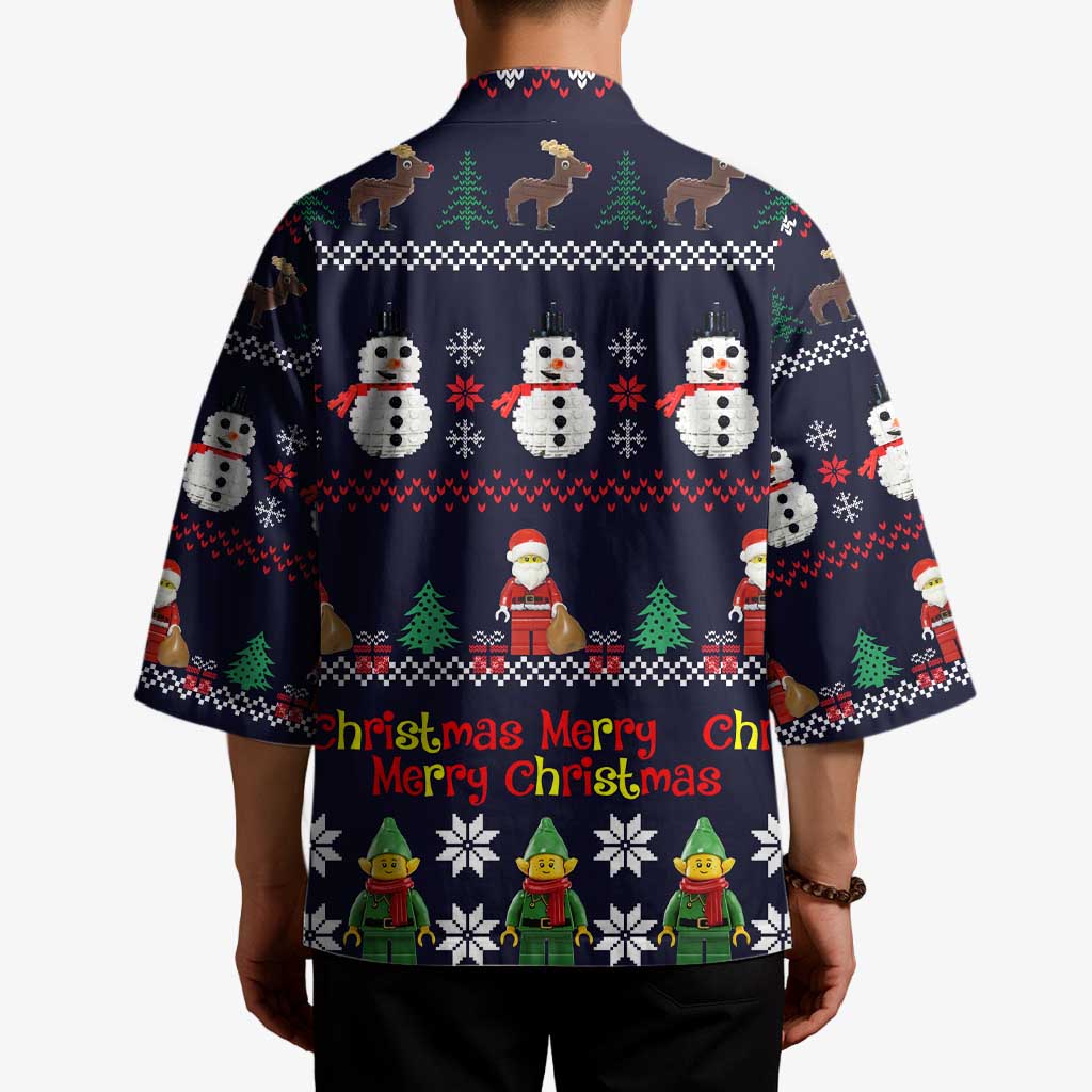 Lego Awesome Christmas Kimono Funny Xmas Holiday Patterns - Wonder Print Shop