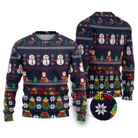Lego Awesome Christmas Ugly Christmas Sweater Funny Xmas Holiday Patterns - Wonder Print Shop