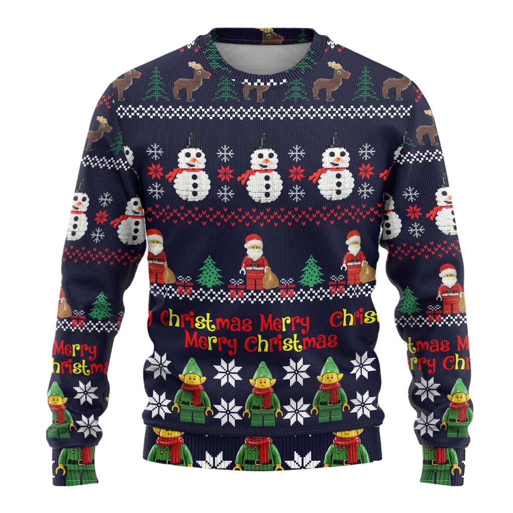 Lego Awesome Christmas Ugly Christmas Sweater Funny Xmas Holiday Patterns - Wonder Print Shop