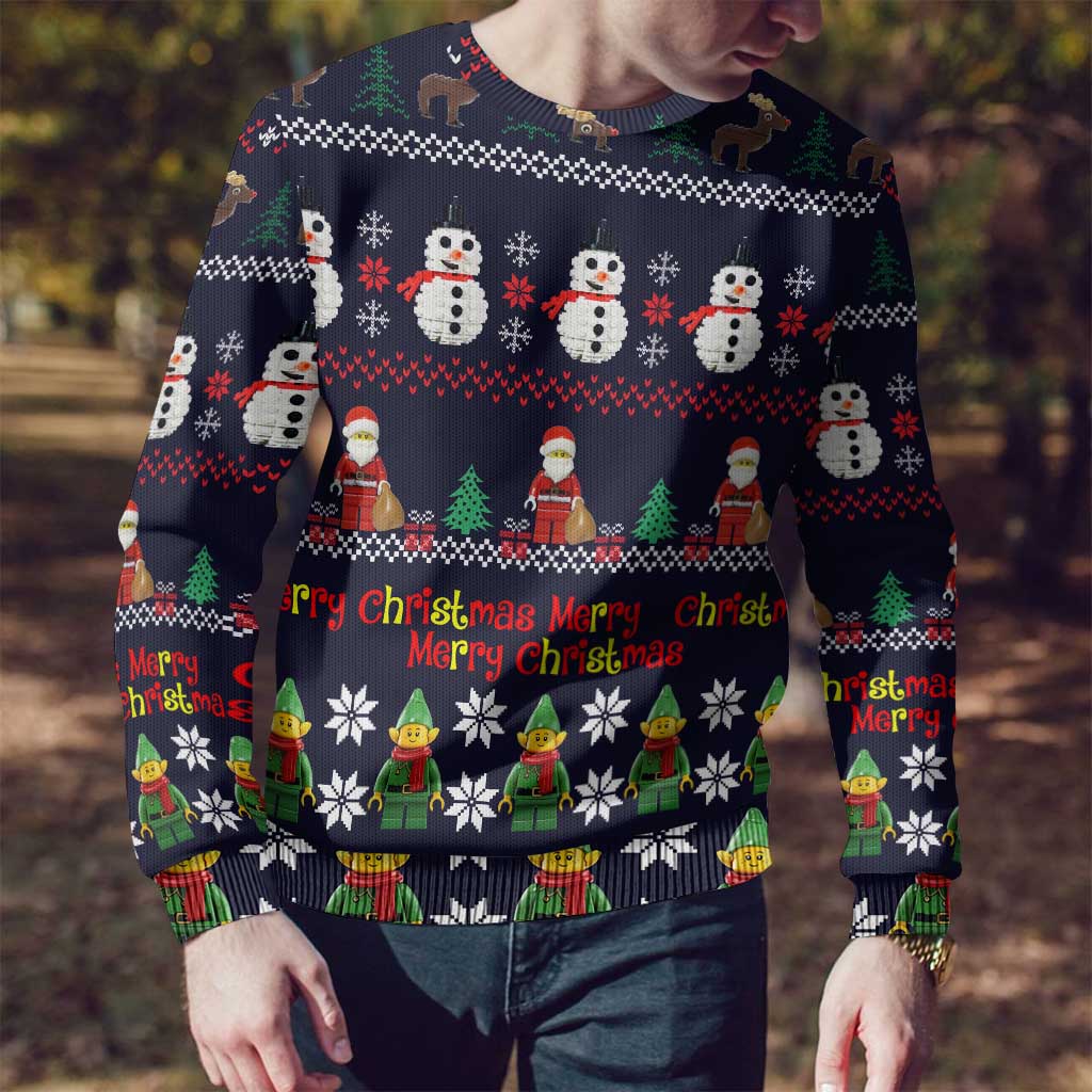 Lego Awesome Christmas Ugly Christmas Sweater Funny Xmas Holiday Patterns - Wonder Print Shop