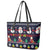 Lego Awesome Christmas Leather Tote Bag Funny Xmas Holiday Patterns - Wonder Print Shop