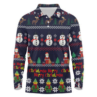 Lego Awesome Christmas Long Sleeve Polo Shirt Funny Xmas Holiday Patterns - Wonder Print Shop