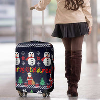 Lego Awesome Christmas Luggage Cover Funny Xmas Holiday Patterns - Wonder Print Shop