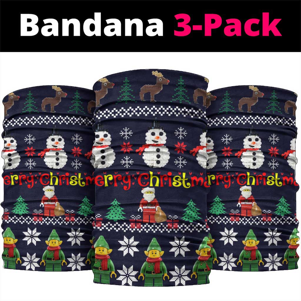 Lego Awesome Christmas Neck Gaiter Funny Xmas Holiday Patterns - Wonder Print Shop