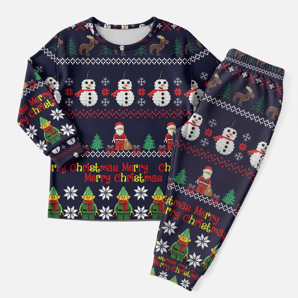 Lego Awesome Christmas Pajama Set Funny Xmas Holiday Patterns - Wonder Print Shop