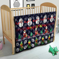 Lego Awesome Christmas Quilt Funny Xmas Holiday Patterns - Wonder Print Shop