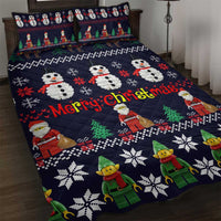 Lego Awesome Christmas Quilt Bed Set Funny Xmas Holiday Patterns - Wonder Print Shop