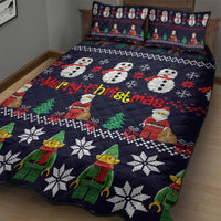 Lego Awesome Christmas Quilt Bed Set Funny Xmas Holiday Patterns - Wonder Print Shop