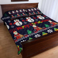 Lego Awesome Christmas Quilt Bed Set Funny Xmas Holiday Patterns - Wonder Print Shop