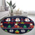 Lego Awesome Christmas Round Carpet Funny Xmas Holiday Patterns - Wonder Print Shop