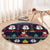 Lego Awesome Christmas Round Carpet Funny Xmas Holiday Patterns - Wonder Print Shop