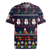 Lego Awesome Christmas Rugby Jersey Funny Xmas Holiday Patterns - Wonder Print Shop