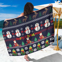 Lego Awesome Christmas Sarong Funny Xmas Holiday Patterns - Wonder Print Shop