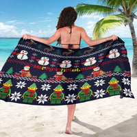 Lego Awesome Christmas Sarong Funny Xmas Holiday Patterns - Wonder Print Shop