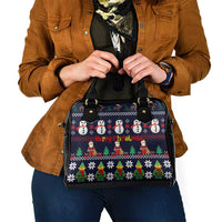 Lego Awesome Christmas Shoulder Handbag Funny Xmas Holiday Patterns - Wonder Print Shop