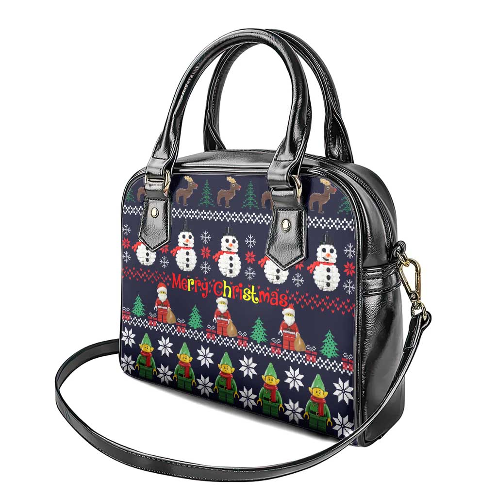 Lego Awesome Christmas Shoulder Handbag Funny Xmas Holiday Patterns - Wonder Print Shop
