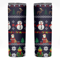 Lego Awesome Christmas Skinny Tumbler Funny Xmas Holiday Patterns - Wonder Print Shop