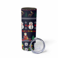 Lego Awesome Christmas Skinny Tumbler Funny Xmas Holiday Patterns - Wonder Print Shop
