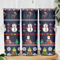 Lego Awesome Christmas Skinny Tumbler Funny Xmas Holiday Patterns - Wonder Print Shop