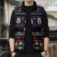 Lego Awesome Christmas Sleeveless Puffer Jacket Funny Xmas Holiday Patterns - Wonder Print Shop