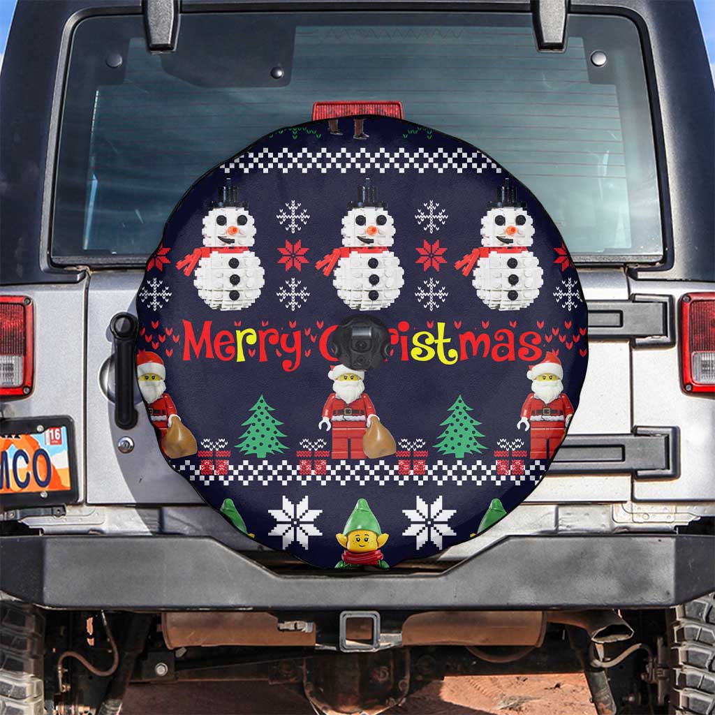 Lego Awesome Christmas Spare Tire Cover Funny Xmas Holiday Patterns - Wonder Print Shop