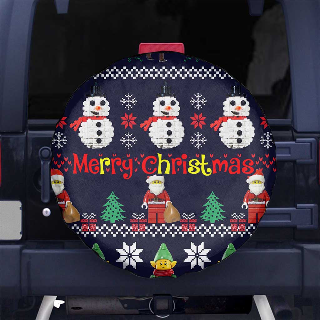 Lego Awesome Christmas Spare Tire Cover Funny Xmas Holiday Patterns - Wonder Print Shop