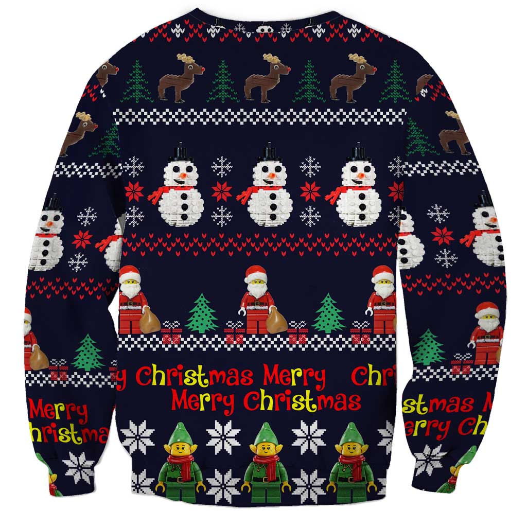 Lego Awesome Christmas Sweatshirt Funny Xmas Holiday Patterns - Wonder Print Shop