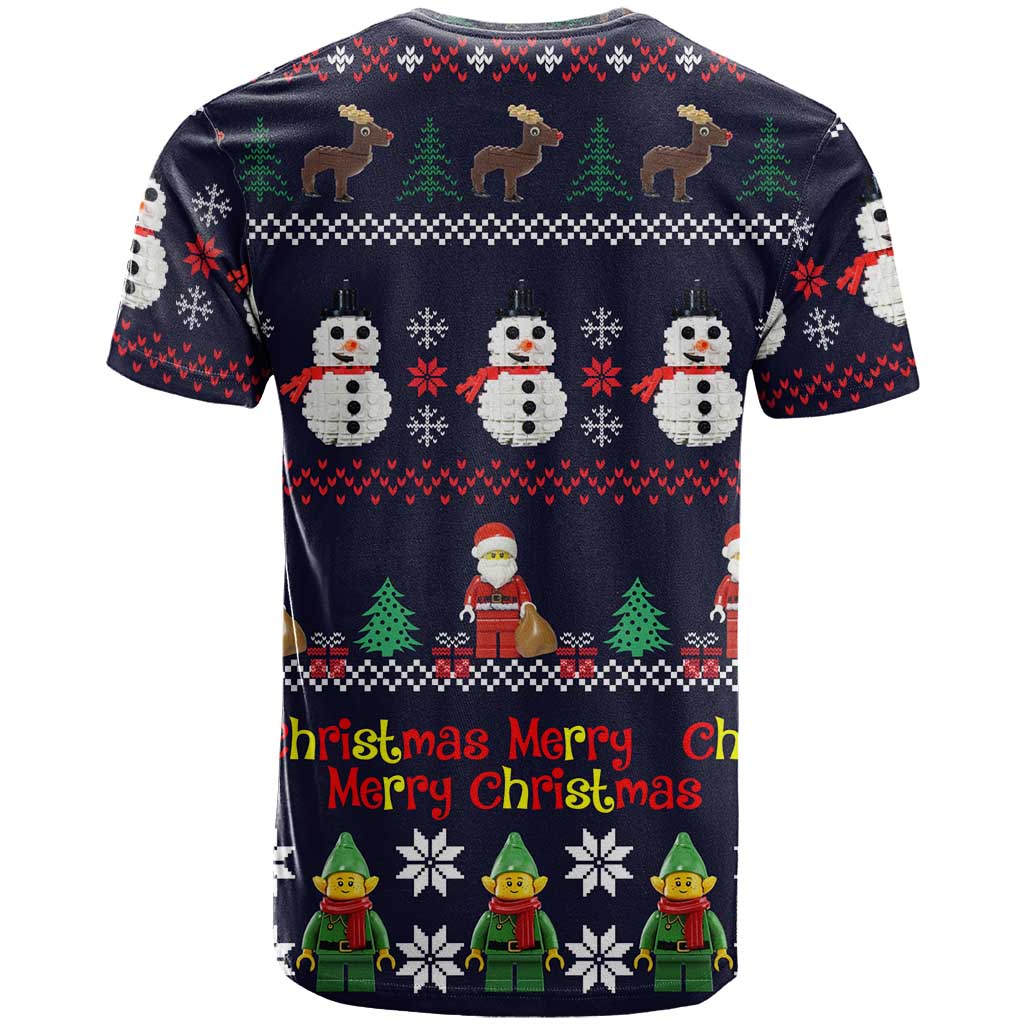 Lego Awesome Christmas T Shirt Funny Xmas Holiday Patterns - Wonder Print Shop