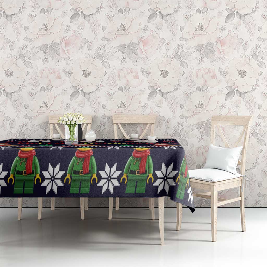 Lego Awesome Christmas Tablecloth Funny Xmas Holiday Patterns - Wonder Print Shop