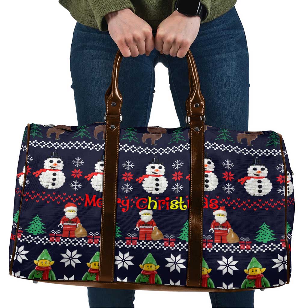 Lego Awesome Christmas Travel Bag Funny Xmas Holiday Patterns - Wonder Print Shop