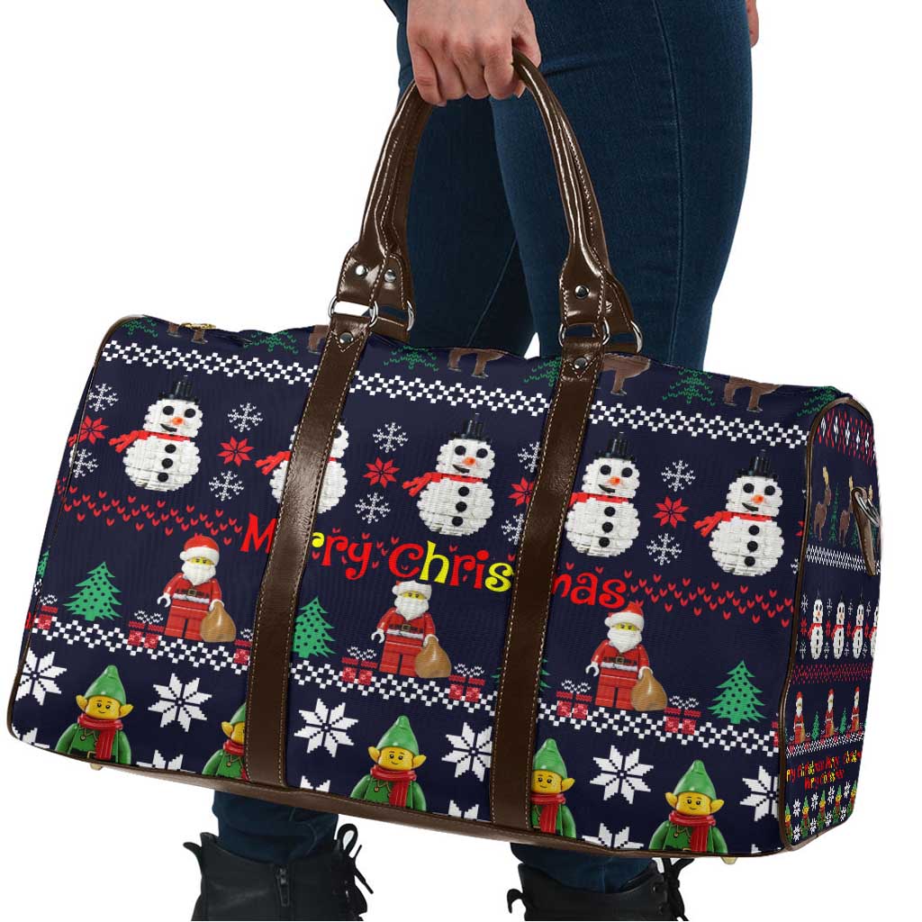 Lego Awesome Christmas Travel Bag Funny Xmas Holiday Patterns - Wonder Print Shop