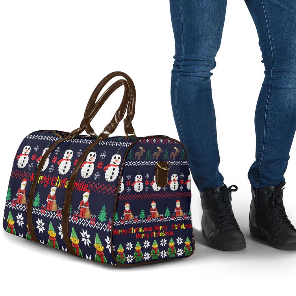 Lego Awesome Christmas Travel Bag Funny Xmas Holiday Patterns - Wonder Print Shop