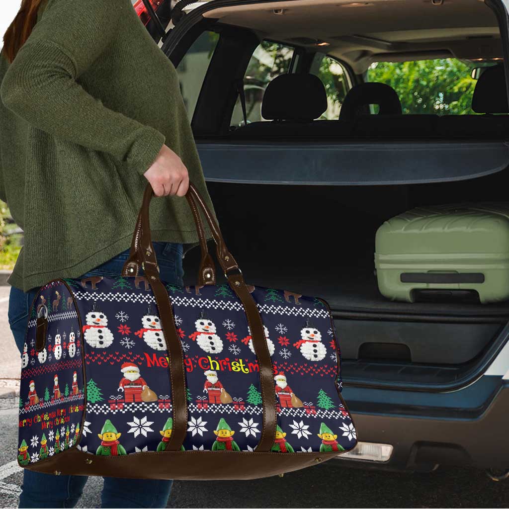 Lego Awesome Christmas Travel Bag Funny Xmas Holiday Patterns - Wonder Print Shop