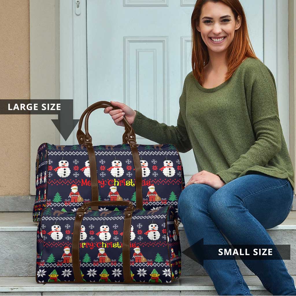 Lego Awesome Christmas Travel Bag Funny Xmas Holiday Patterns - Wonder Print Shop