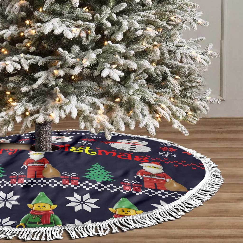 Lego Awesome Christmas Tree Skirt Funny Xmas Holiday Patterns - Wonder Print Shop