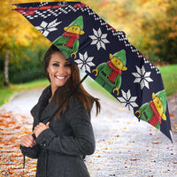 Lego Awesome Christmas Umbrella Funny Xmas Holiday Patterns - Wonder Print Shop