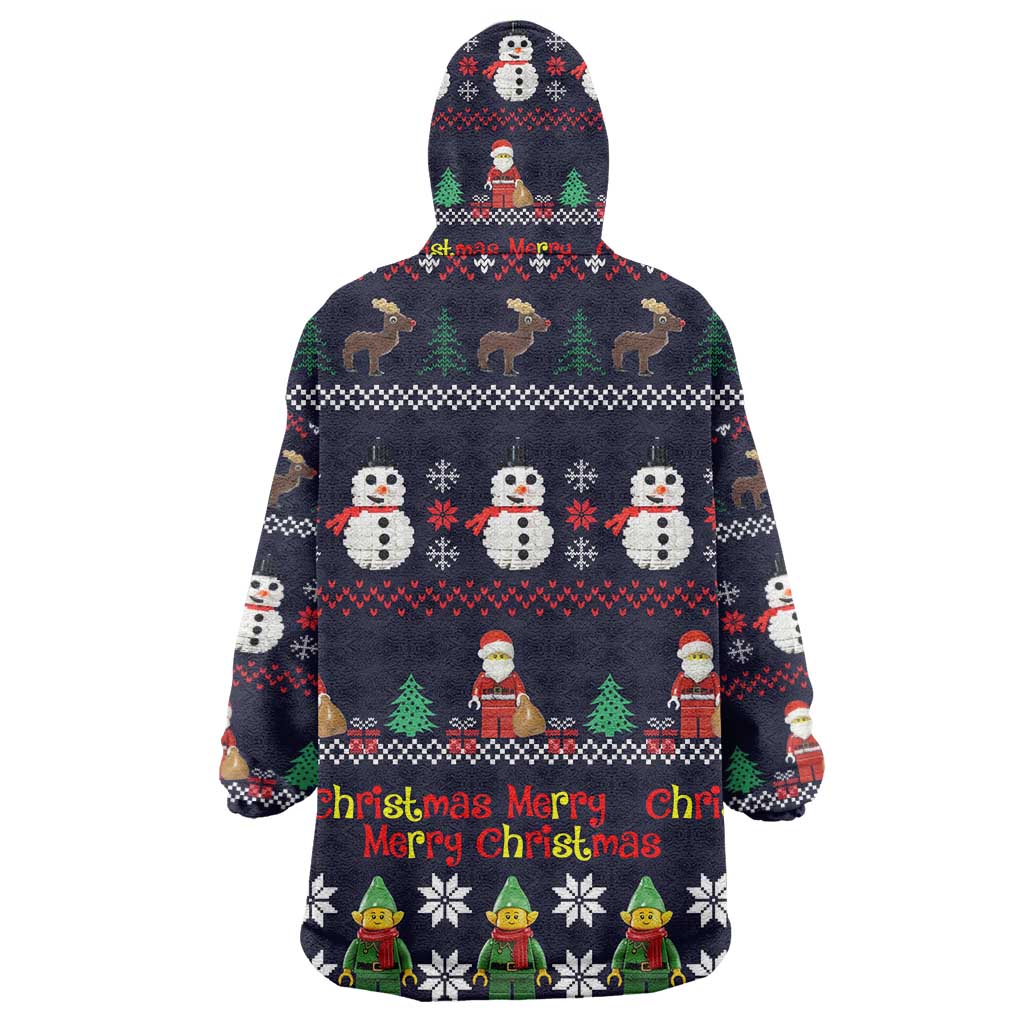 Lego Awesome Christmas Wearable Blanket Hoodie Funny Xmas Holiday Patterns - Wonder Print Shop