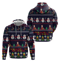 Lego Awesome Christmas Zip Hoodie Funny Xmas Holiday Patterns - Wonder Print Shop