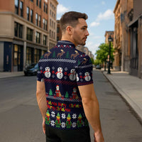 Lego Awesome Christmas Zipper Polo Shirt Funny Xmas Holiday Patterns - Wonder Print Shop