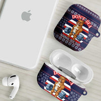 Don't Be A Normal Dog Dad Christmas AirPods Case Funny Xmas Holiday Patterns - Wonder Print Shop