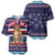 Don't Be A Normal Dog Dad Christmas Baseball Jersey Funny Xmas Holiday Patterns - Wonder Print Shop