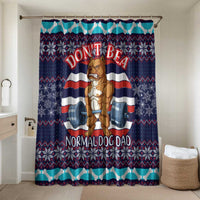 Don't Be A Normal Dog Dad Christmas Bathroom Set Funny Xmas Holiday Patterns - Wonder Print Shop