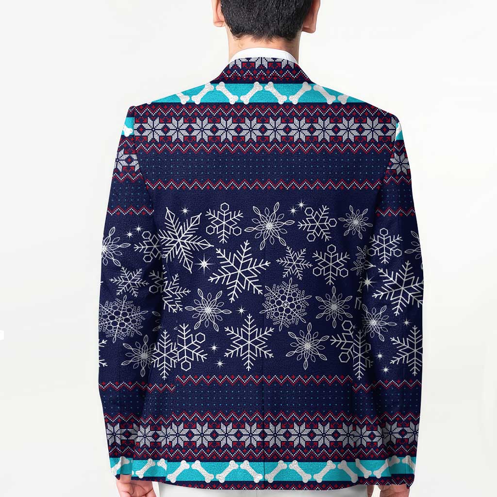 Don't Be A Normal Dog Dad Christmas Blazer Funny Xmas Holiday Patterns - Wonder Print Shop