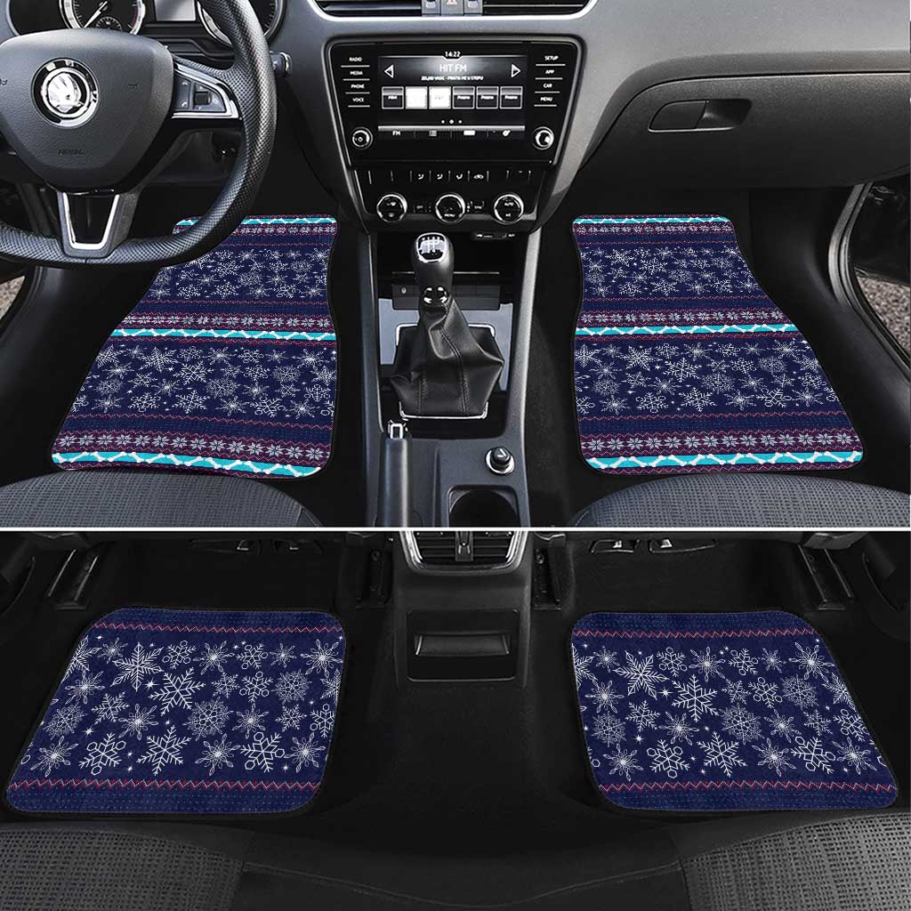 Don't Be A Normal Dog Dad Christmas Car Mats Funny Xmas Holiday Patterns - Wonder Print Shop